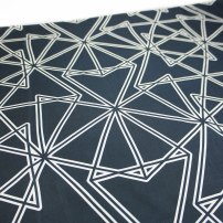 Black Symmetry Silk Scarf By Claudia Owen 5