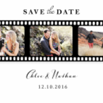 silver-screen-trio-save-the-dates-by Claudia Owen